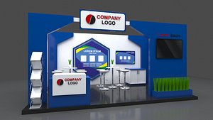 3D booth 300cm x 500cm model