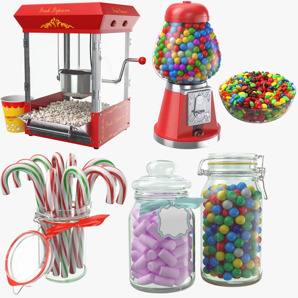 3d decorative candy model