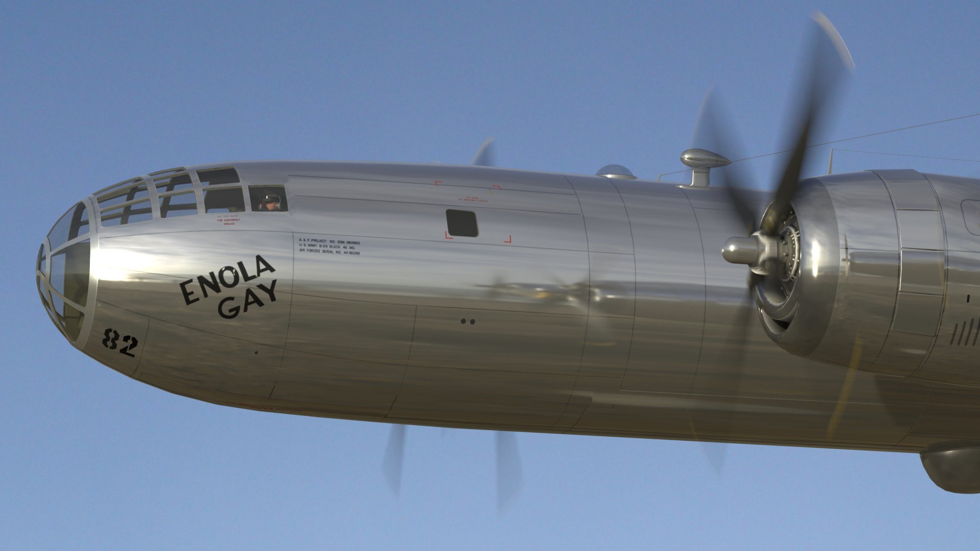 ACADEMY 1/72 AVION BOEING B 29 4 ENOLA GAY NEUF