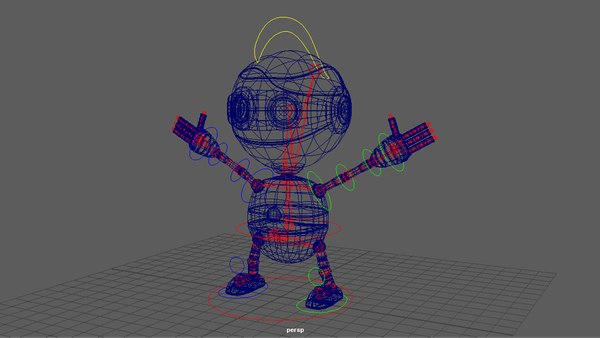 Robot rigged 3D model - TurboSquid 1472158