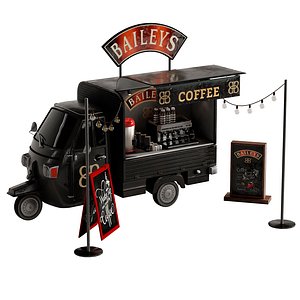 Food truck coffee set 4