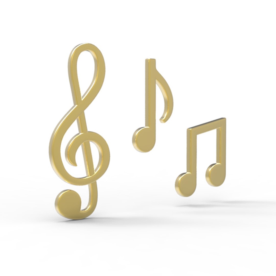3d Symbols Music Model