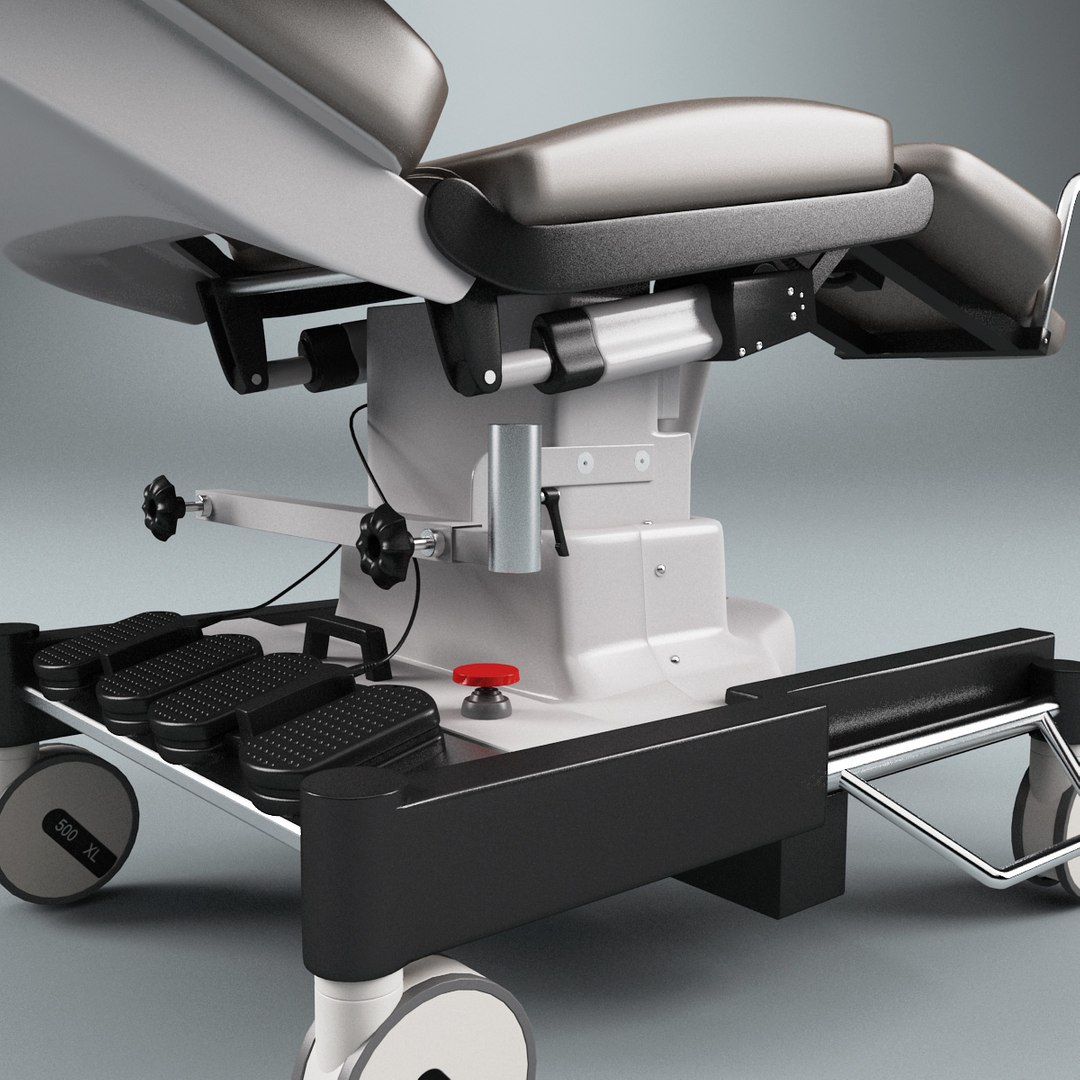 3ds Max Mobile Operating Table Ufsk