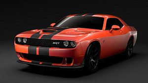 3D dodge challenger srt