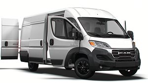 RAM Promaster  VanL4H2     HQ  Interior 2023 3D model