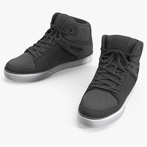3D Minimalist Sport Shoes Black model