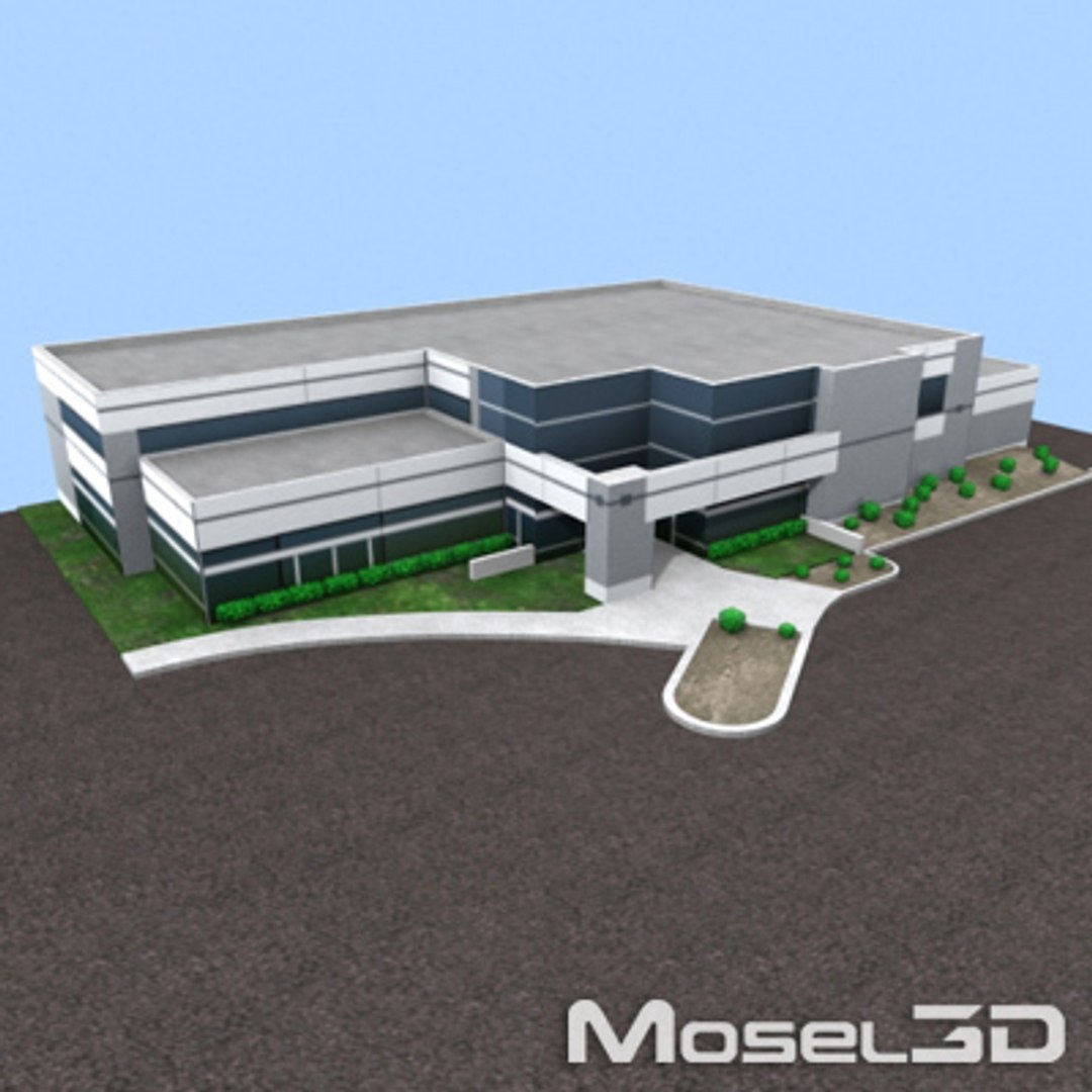3d Model Modern Office Building
