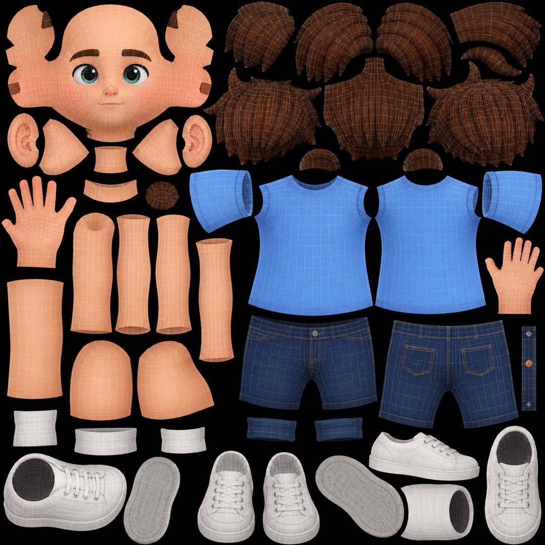 3D Stylized Cartoon Boy Character Rigged  Animated model https://p.turbosquid.com/ts-thumb/ku/jEqFp6/Mb/uv1/png/1785176430/1920x1080/fit_q87/16de10b76e76ee885a0d660bf92680a9b3f9cdba/uv1.jpg