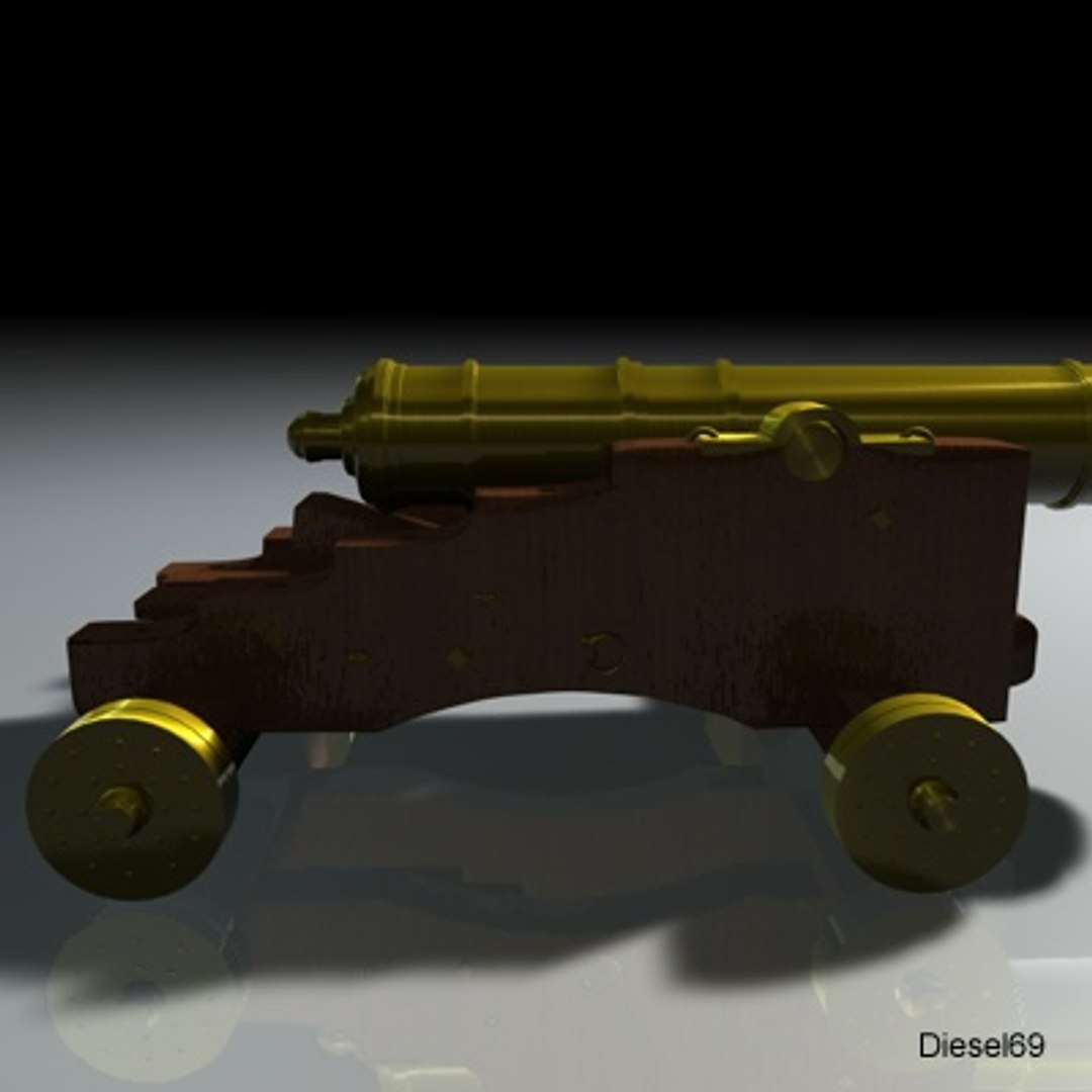 24 Cannon 3d Model