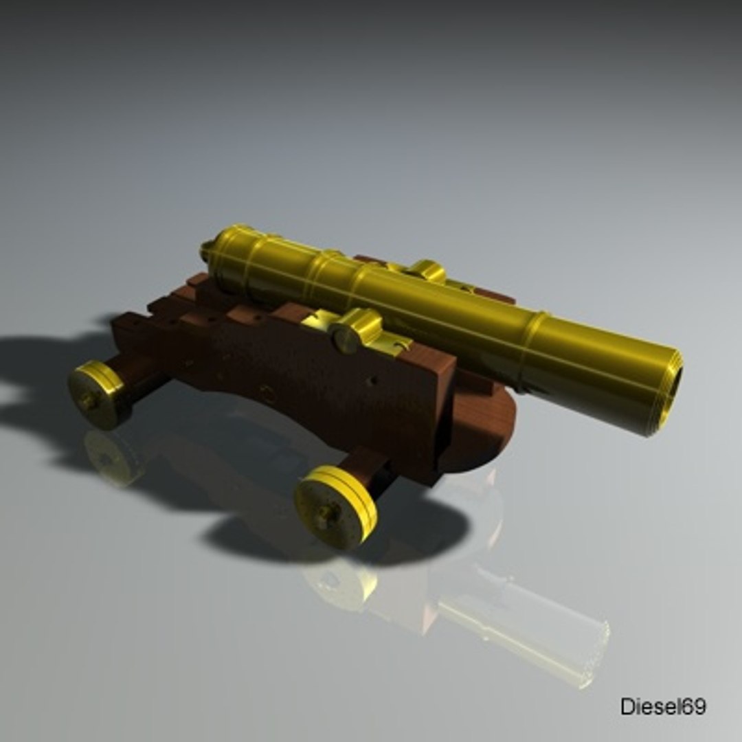 24 Cannon 3d Model