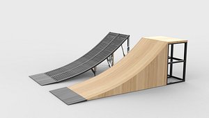 3D freestyle Ramps 02 3D model