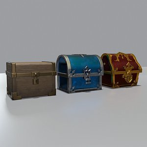 Box chest 3D model