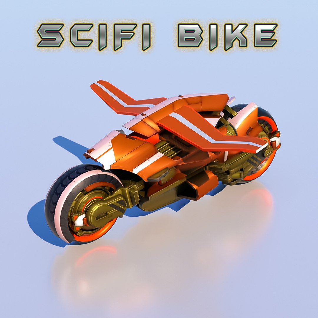 Sci Fi Bike Tron High And Low Poly Combo 3d Model Turbosquid 2165633 1239