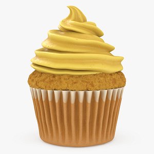 Vanilla Cupcake 3D model