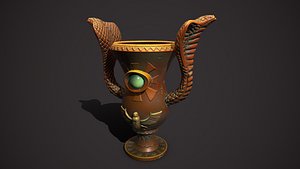 3D model flowerpot pot flower