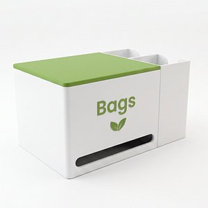 Dog Waste Bag Holder Dispenser 3D model