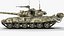 russian tank t-90 3D model