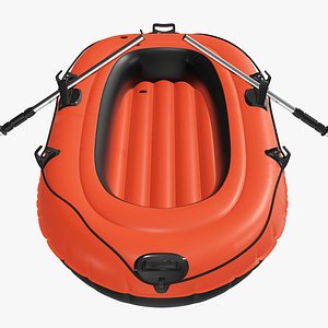 inflatable boat 3D