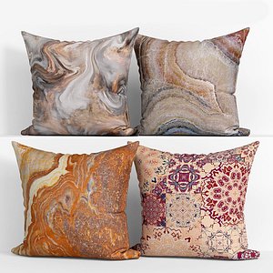 3D model 50 decorative set pillow