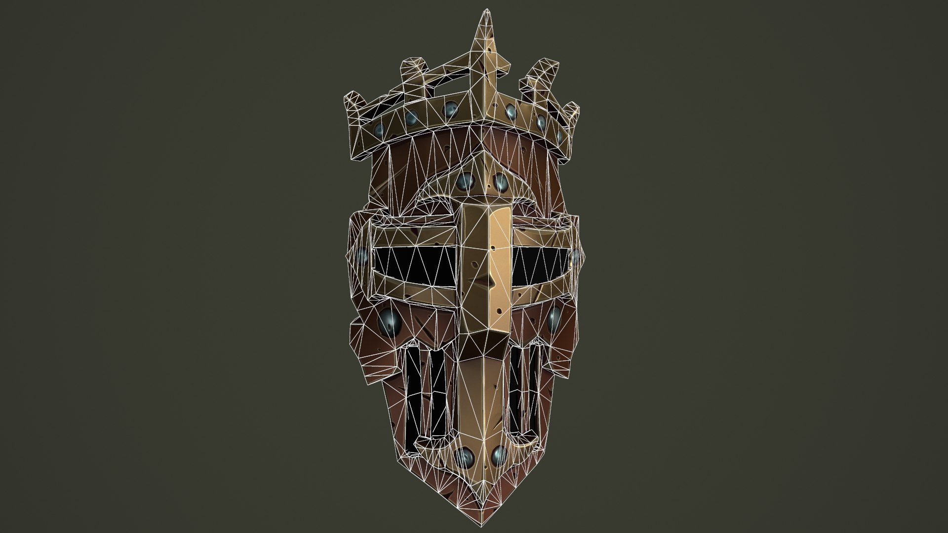 3D Knight mask - TurboSquid 1864002