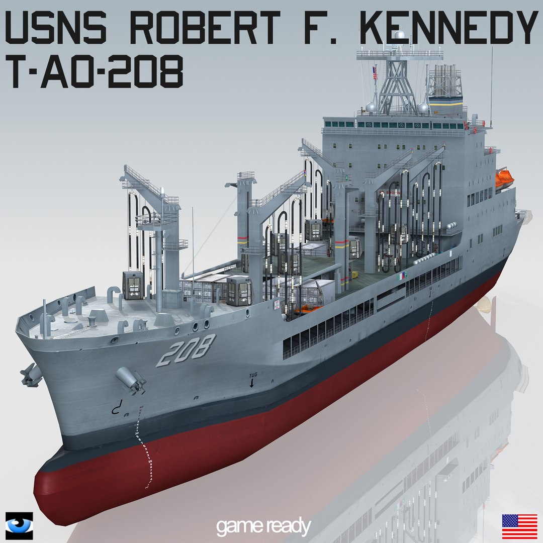 USNS Robert F Kennedy T-AO-208 John Lewis-class 3D https://p.turbosquid.com/ts-thumb/kv/0nar7Q/mC/208_002/jpg/1685090998/1920x1080/fit_q87/cf4ba28f5cc7496c14f89c614a2fb1a3f74e3c40/208_002.jpg