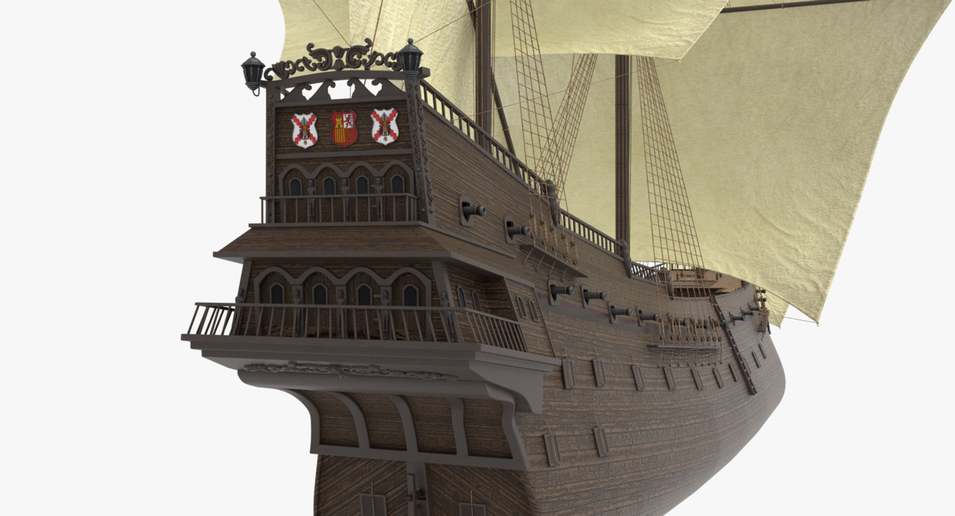 spanish galleon 3D https://p.turbosquid.com/ts-thumb/kv/1Zb89T/ZTAzkier/0007/png/1543619168/1920x1080/fit_q87/7c9f09d15ad7b9ec5936619ba1de2afea9c16383/0007.jpg