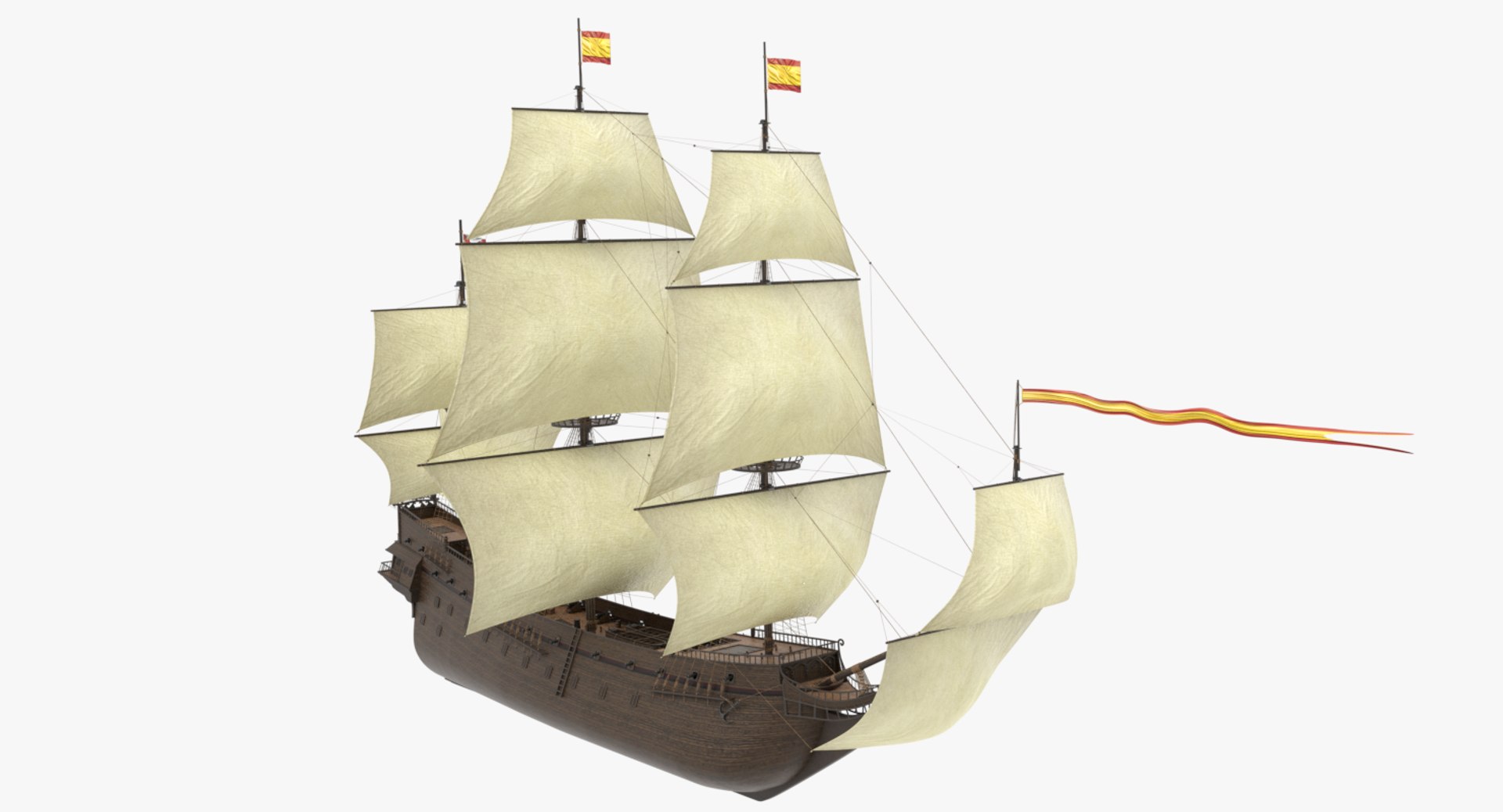 spanish galleon 3D https://p.turbosquid.com/ts-thumb/kv/1Zb89T/vcSU5axk/0028/png/1543620444/1920x1080/fit_q87/a3b25b8afb996957b05f7a088e5e5c9e3d53c377/0028.jpg