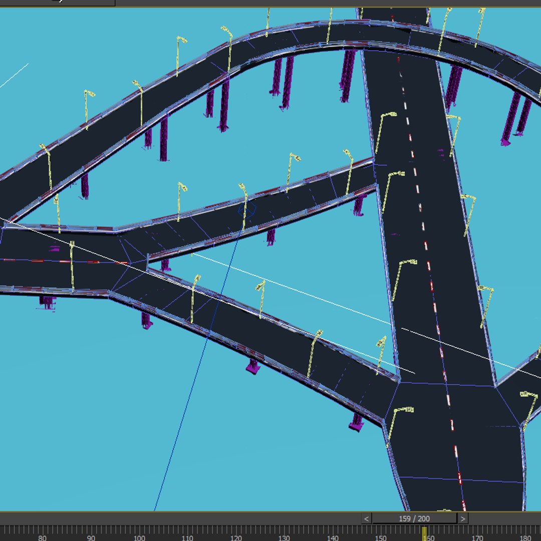 3d Junction Road Model