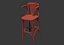 3D Bar Chair model