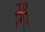 3D Bar Chair model