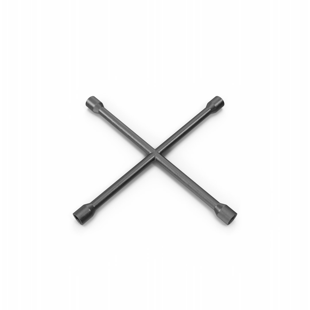 Cross Tire Wrench 3D Model TurboSquid 1980042