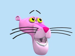 Pink Panther T-Pose ~ 3D Model ~ Download #91484628