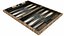3D board backgammon chess jenga model