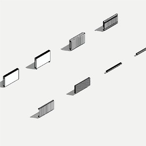 3D Heating - Pack of revit families