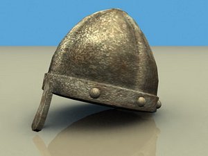 medieval helmet 3d model