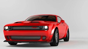Dodge Challenger Hellcat Redeye 2019 3D model