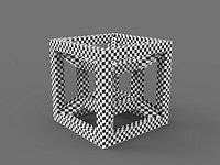 Tesseract - low poly