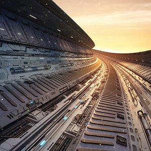 Sci-Fi Architecture Panels Pack vol 01-PBR