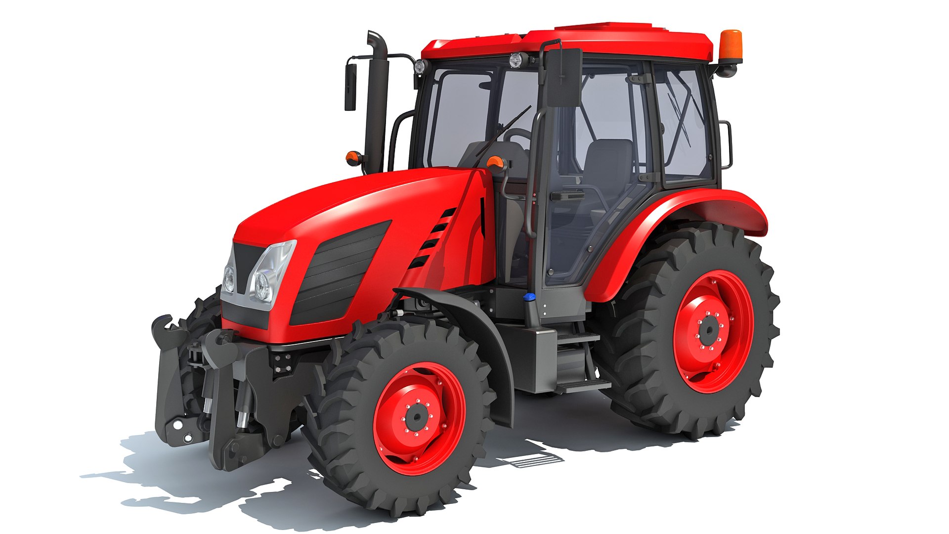 3D Farm Tractor Model - TurboSquid 1687001