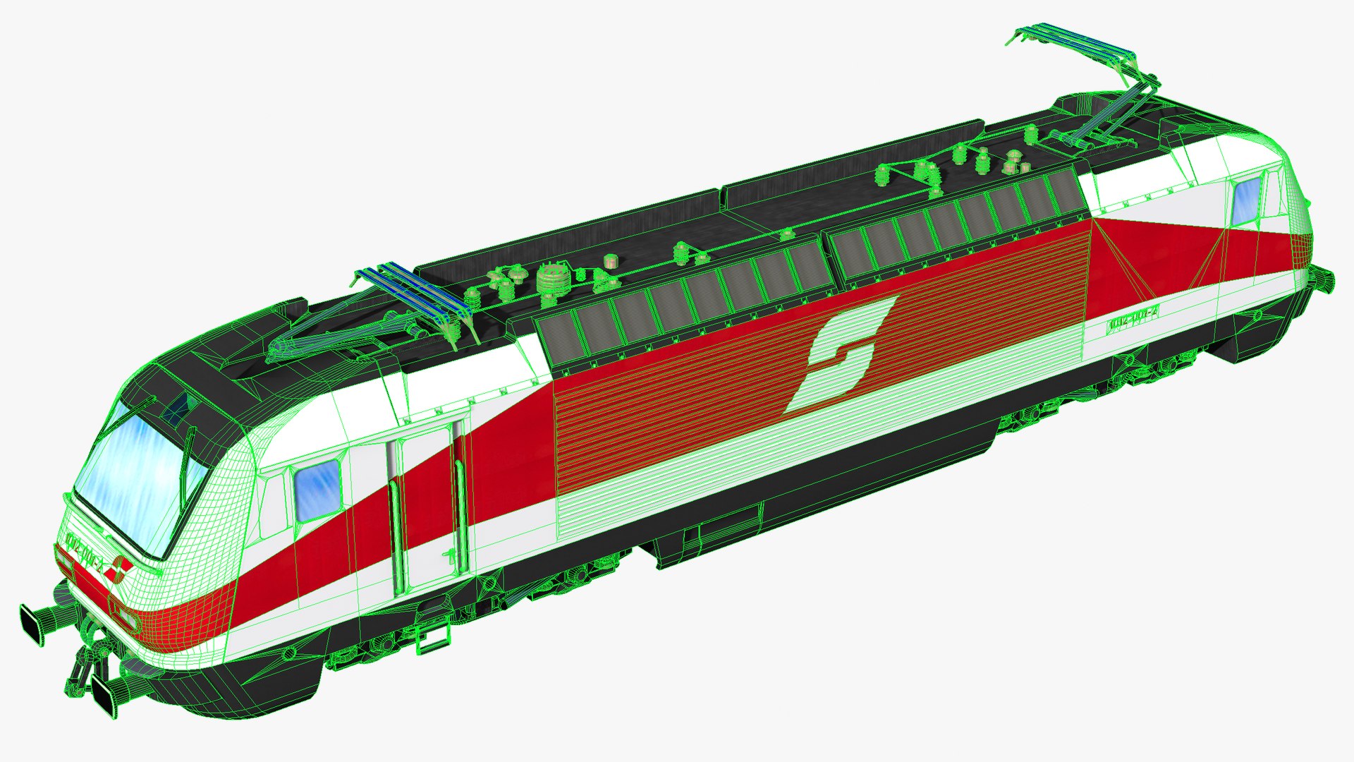 Oebb Class 1012 Electric Locomotive Model - TurboSquid 2001289