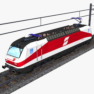 oebb class 1012 electric locomotive model