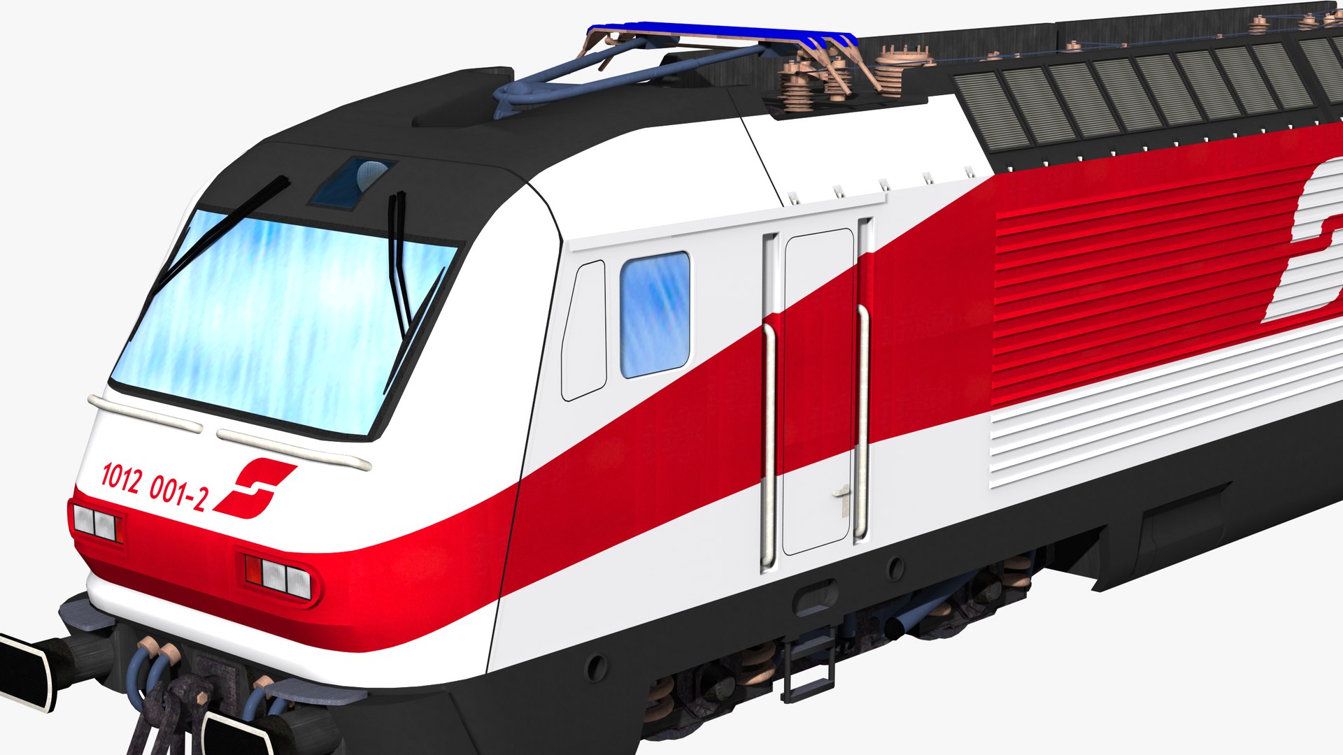 Oebb Class 1012 Electric Locomotive Model - TurboSquid 2001289
