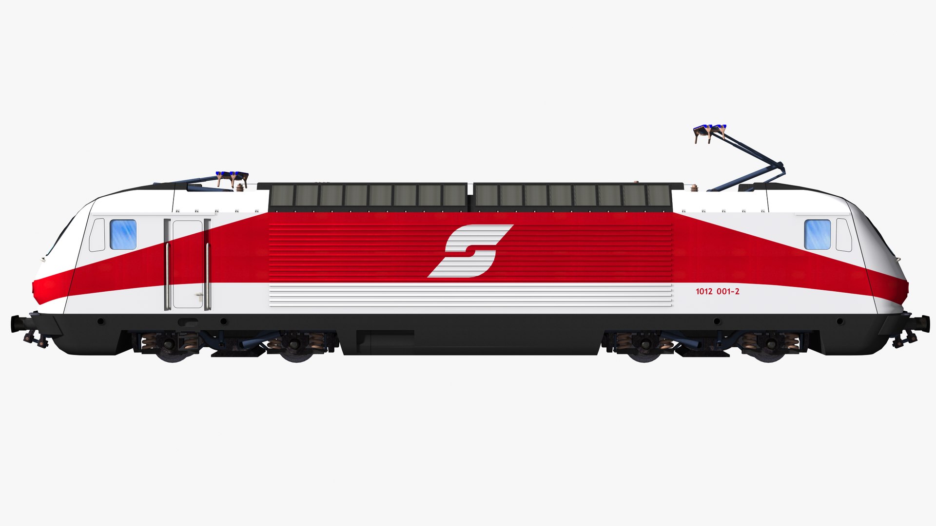 Oebb Class 1012 Electric Locomotive Model - TurboSquid 2001289