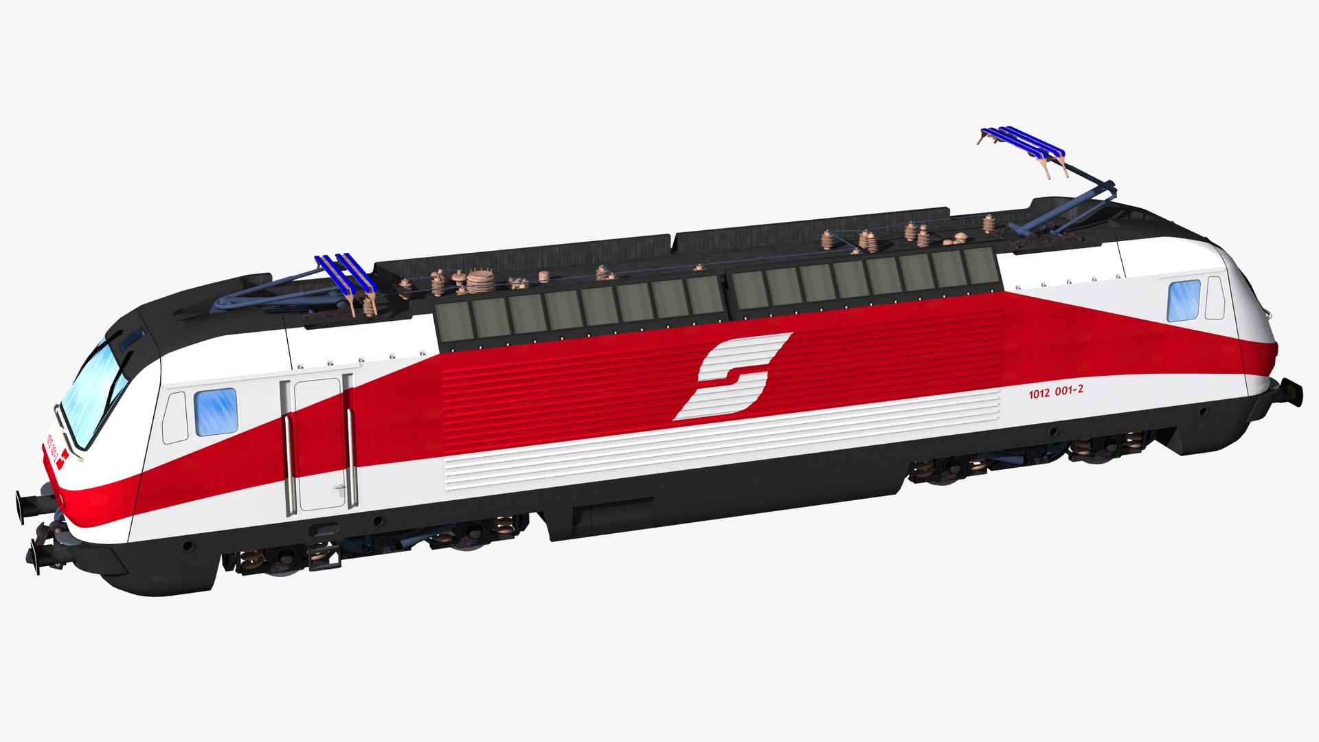 Oebb Class 1012 Electric Locomotive Model - TurboSquid 2001289