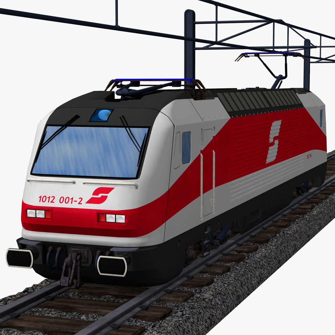 Oebb class 1012 electric locomotive model - TurboSquid 2001289