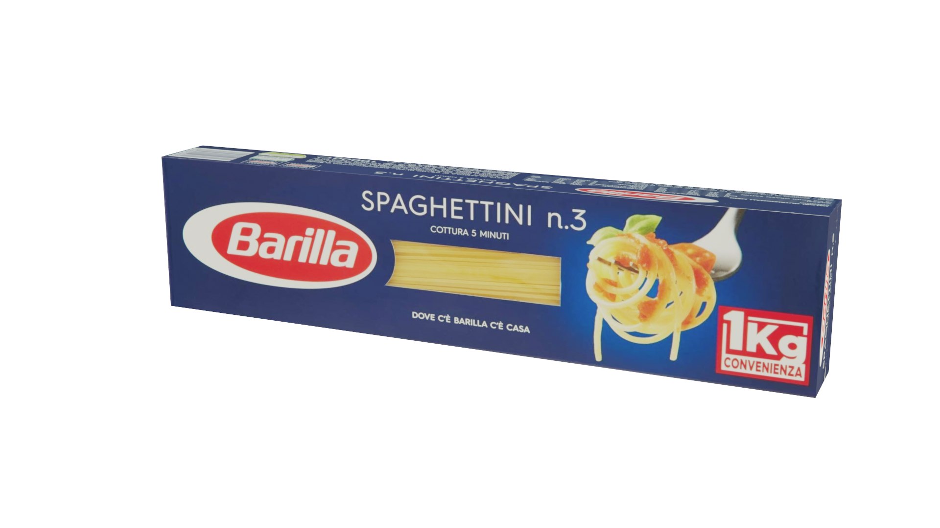 SPAGHETTINI BARILLA 3D model TurboSquid 1868549