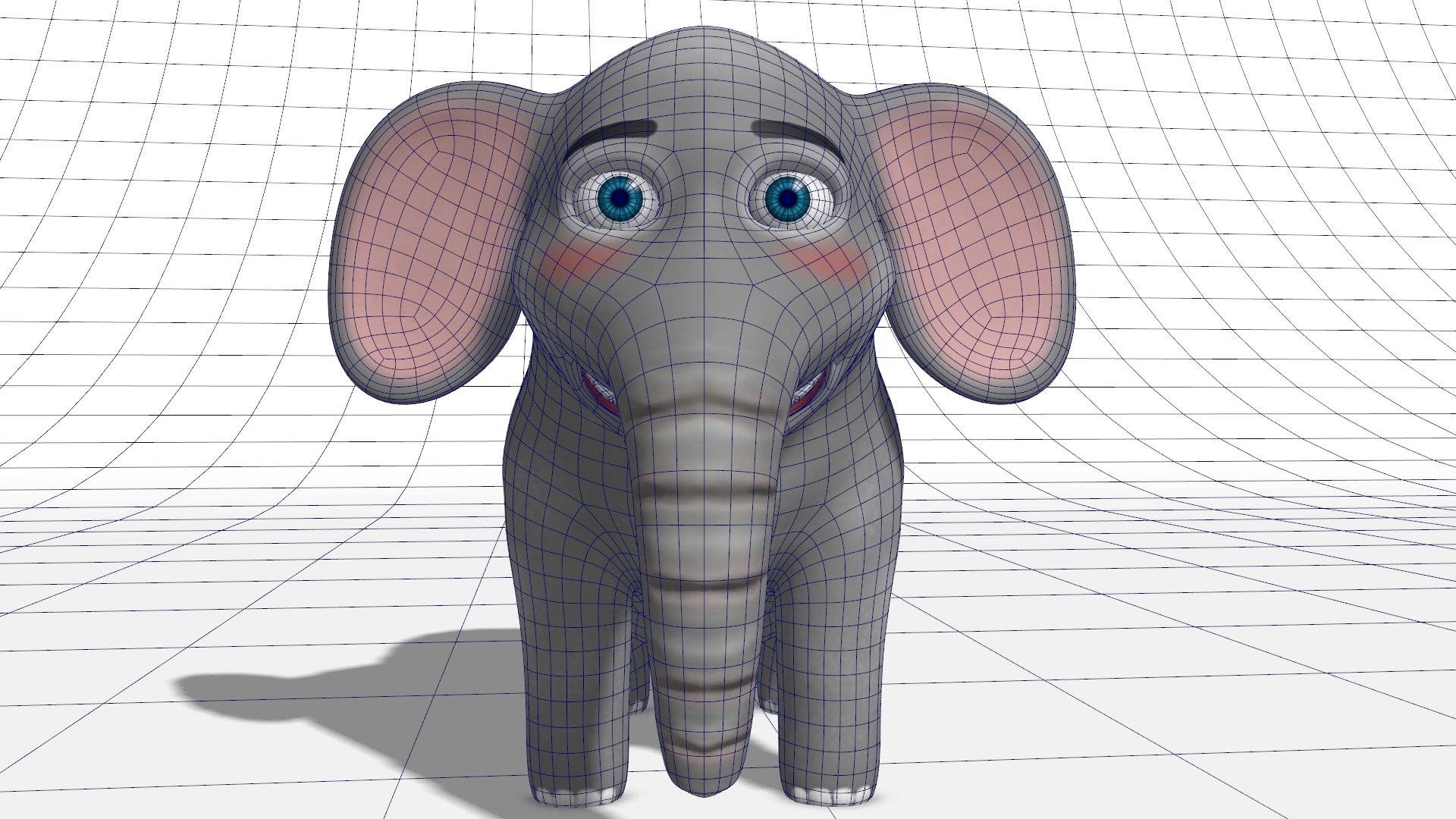 3D Elephant Rigged model - TurboSquid 2162715