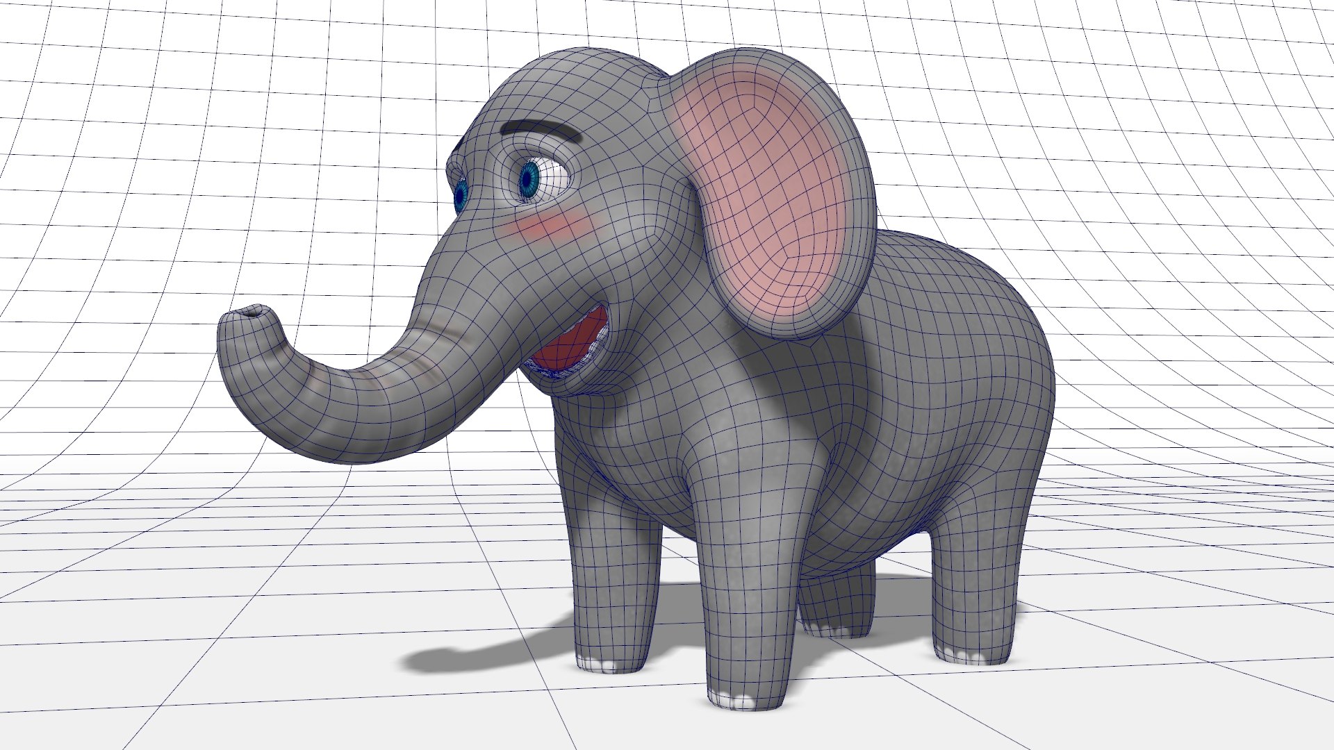 3D Elephant Rigged model - TurboSquid 2162715