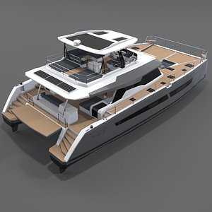 3D Catamaran POWER 67 FOUNTAINE-PAJOT 3D model