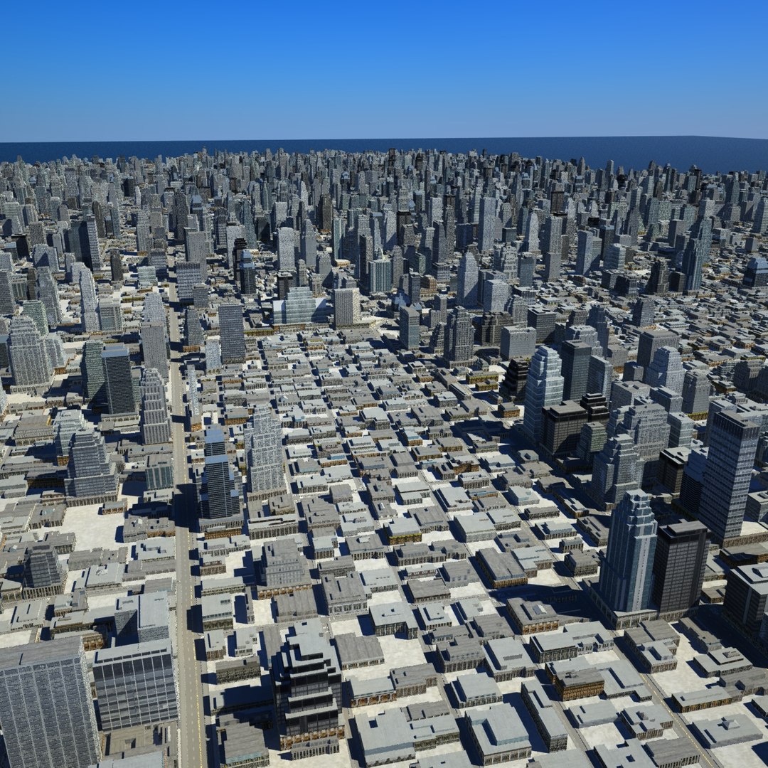 3dsmax Cityscape Scene City Streets